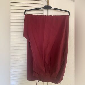 Bar III Deep Burgundy Trousers